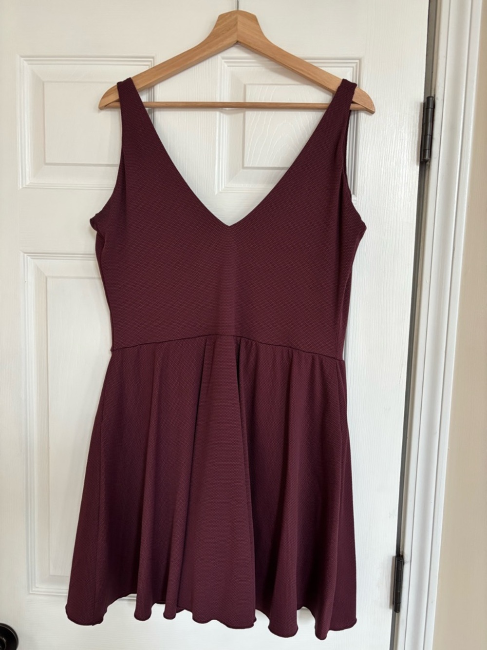SPANX One-Piece Swim Dress in Burgundy - Picture 4 of 9